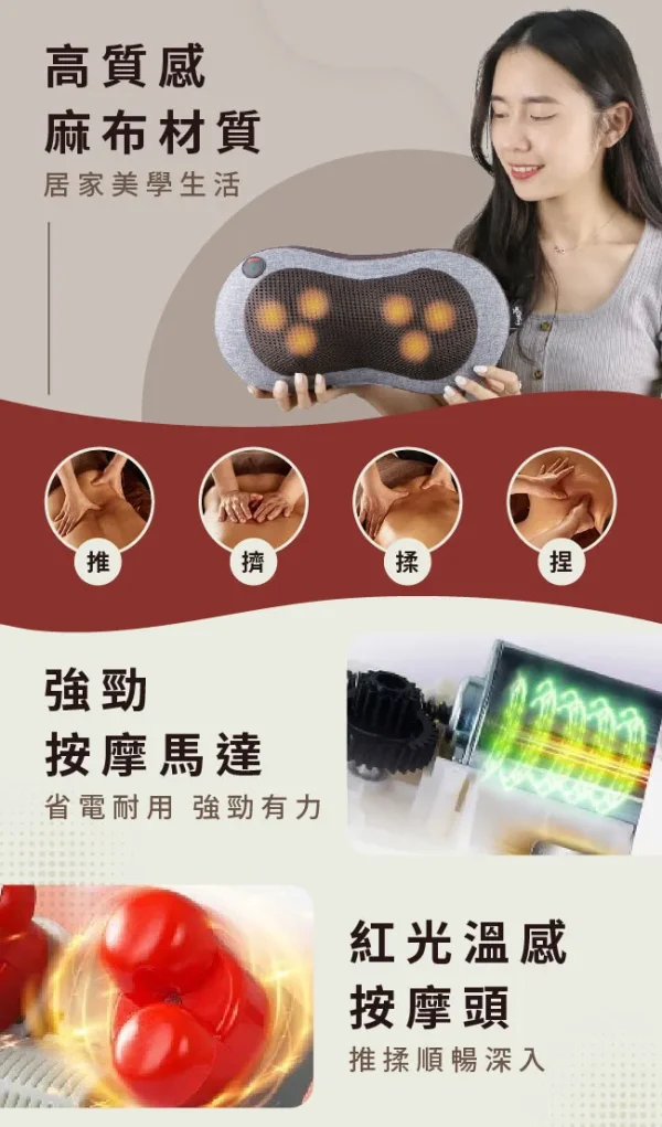 Concern 康生4D摩力寶貝溫熱揉捏按摩枕 西部牛仔 CON-128：圖片 3